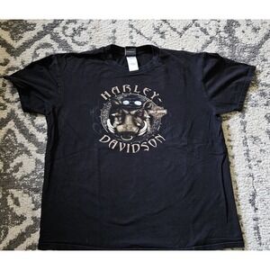 Harley Davidson Boston Hog Front XL Men's Graphic Tee
